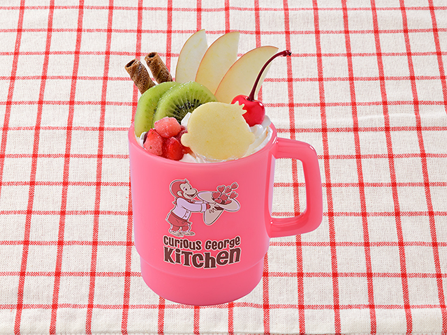 たっぷりまんぞく！プリンアラモード 【スーベニアカップ付き】