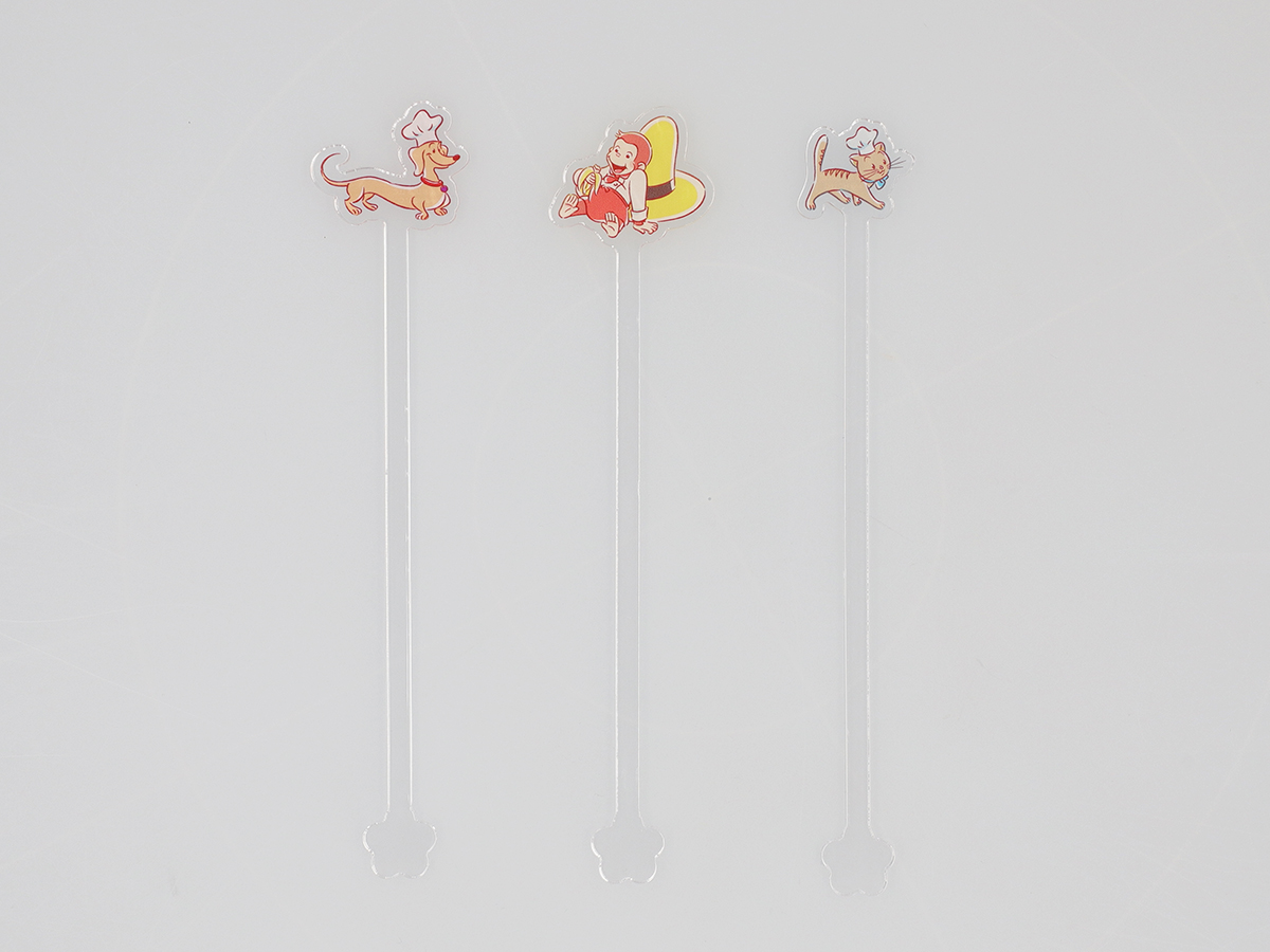 ジョージ商品ページ おさるジョージ マスコット付き4色ボールペン（80個入