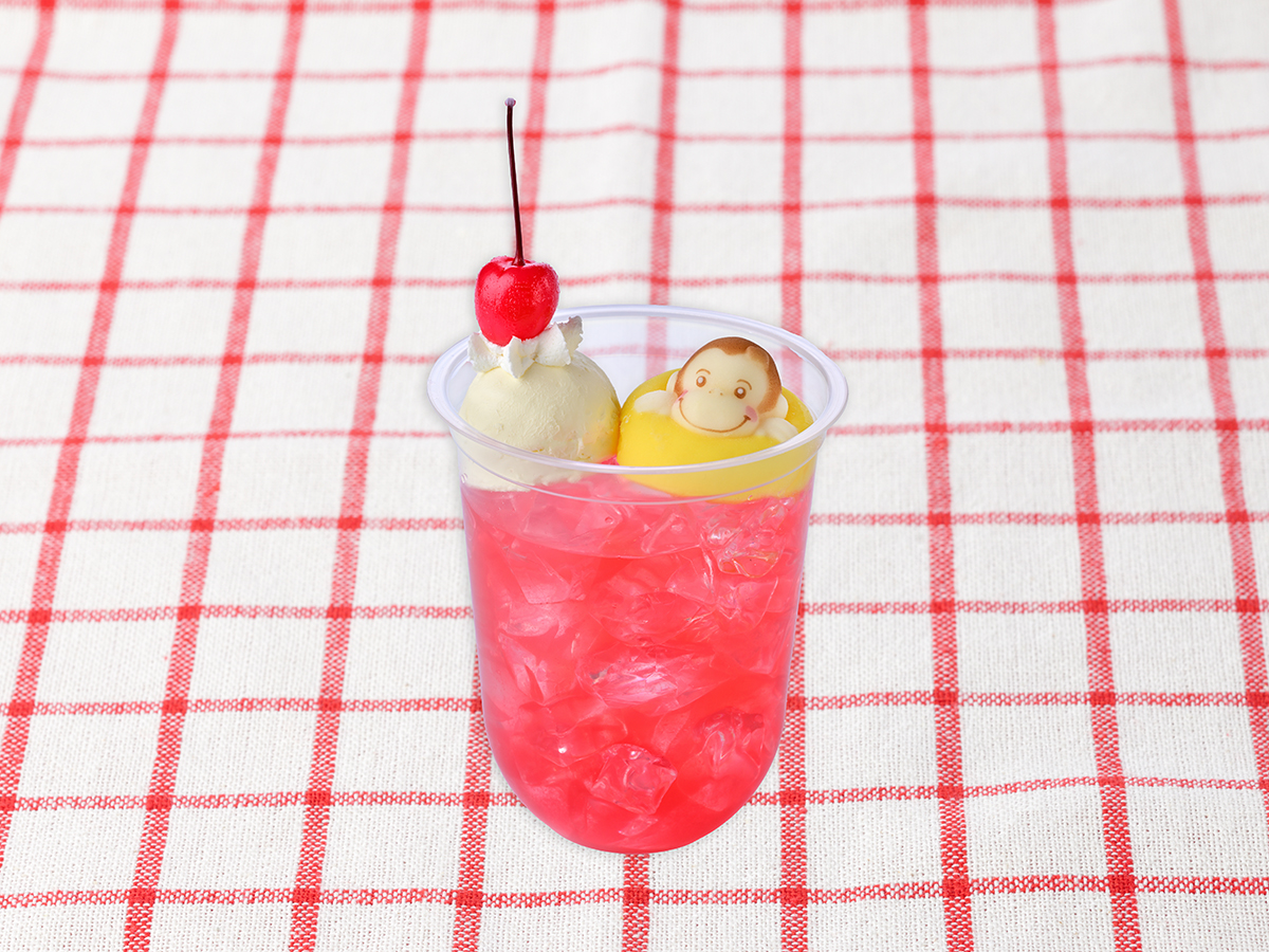 うきわでぷかぷか！カラフルクリームソーダ