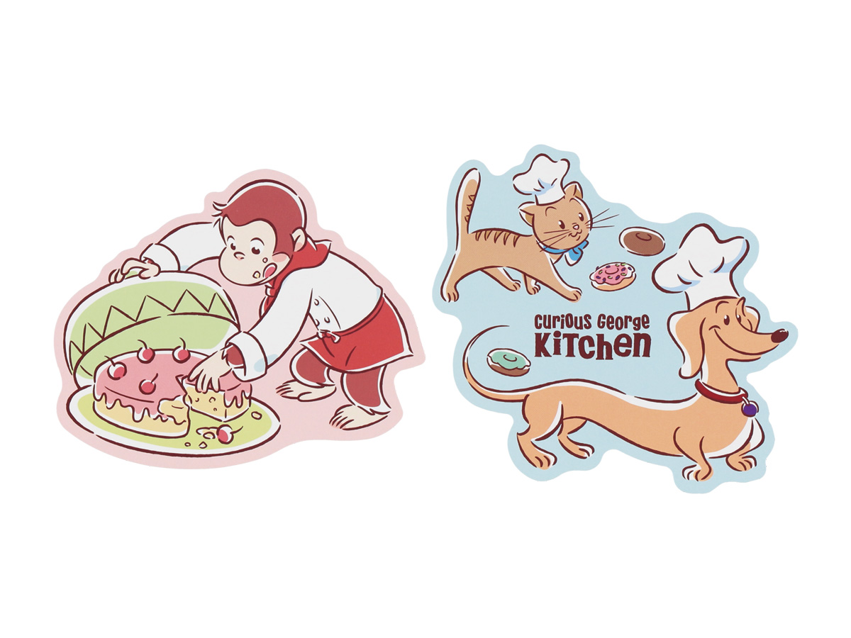 【11/21発売】ダイカットポストカード つまみぐい・ドーナツ