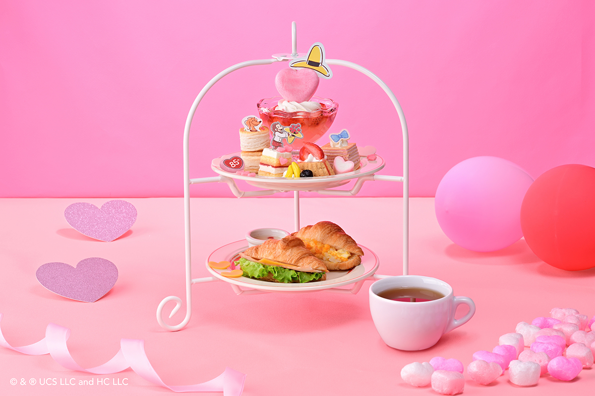 【1/21～期間限定提供】85周年記念アフタヌーンティーセット　～You are special to me～　ソフトドリンク(Mサイズ・1杯)付き