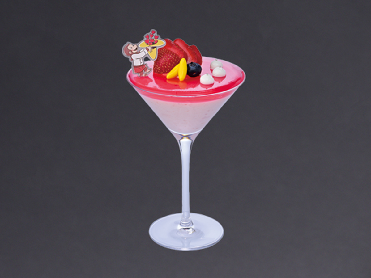【毎日17:00～提供】とろけるいちごババロアのカクテルパフェ