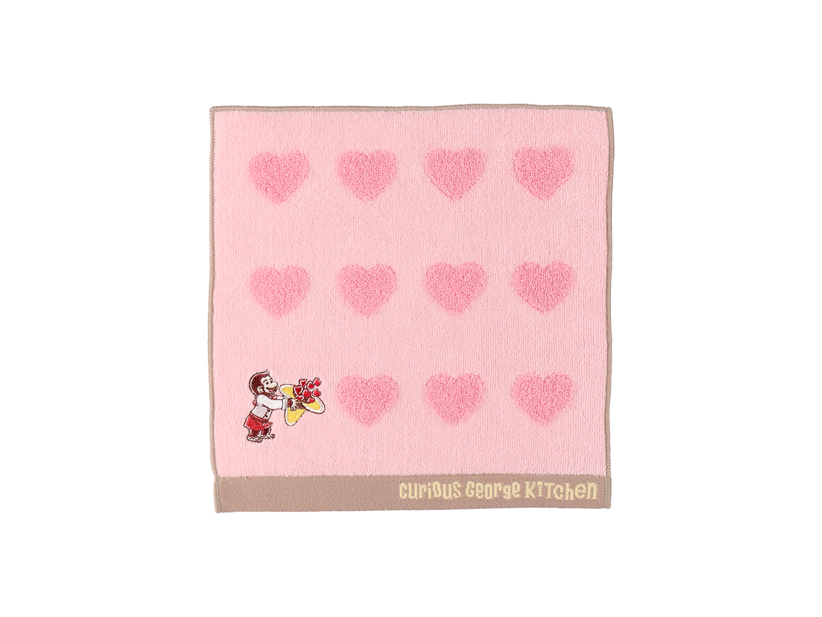 【3/18～発売】CGK ぽこぽこハンドタオル ハート